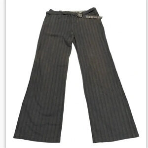 Urban Outfitters wide leg gray herringbone pants, belted. Juniors size 5